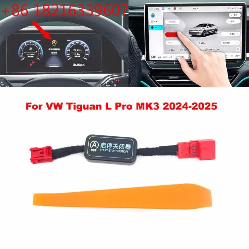 Dispositivo di Disattivazione Automatica del Sistema Start-Stop del Motore TAO con Sensore di Controllo Intelligente per VW Tiguan L Pro MK3 2024-2025