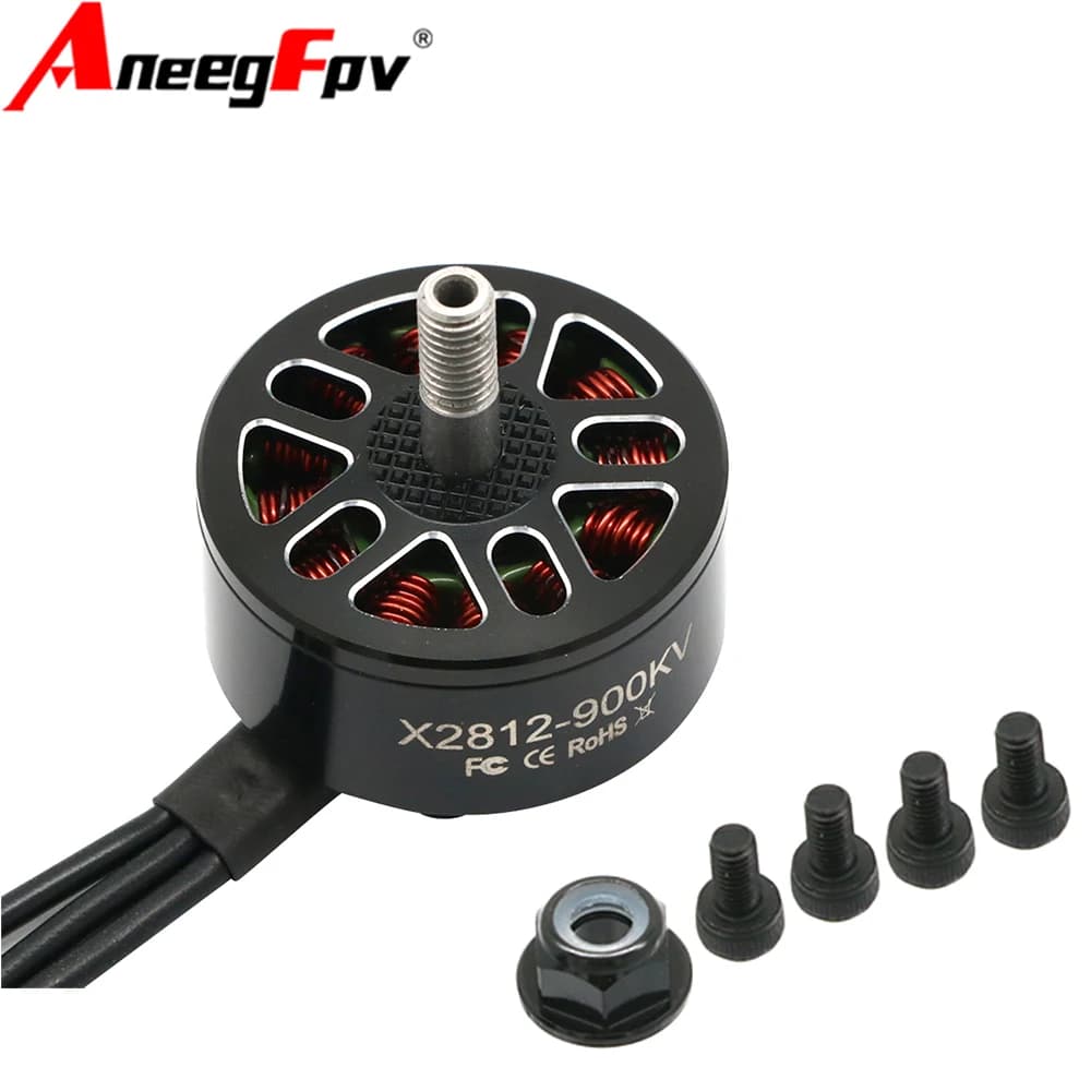 4 Pezzi X2812 900KV 1115KV 3-6S Motore Brushless per Droni FPV a Lungo Raggio da 7, 8, 9 Pollici, Ricambi Fai-da-Te per Aeromobili RC Multirotore