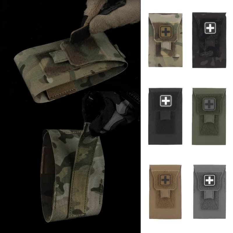 Kit di pronto soccorso compatto | Kit di pronto soccorso sul campo compatibile MOLLE | Per accessori per attrezzature da caccia