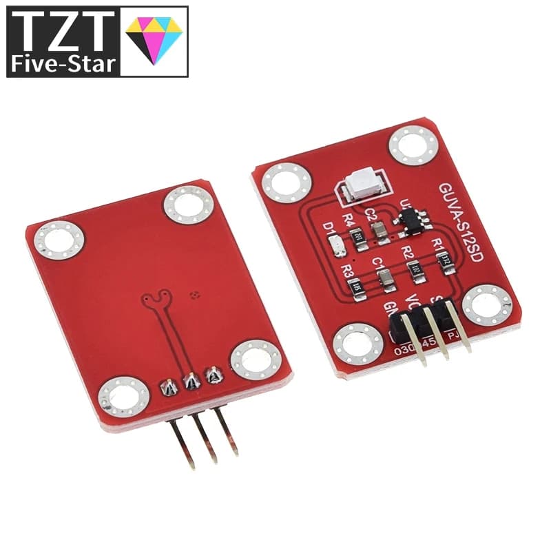 1/3PCS UV Sensor 240-370nm GUVA-S12SD 3528 Solar Ultraviolet Intensity Module DC 3.3-5V For Arduino /Raspberry pi