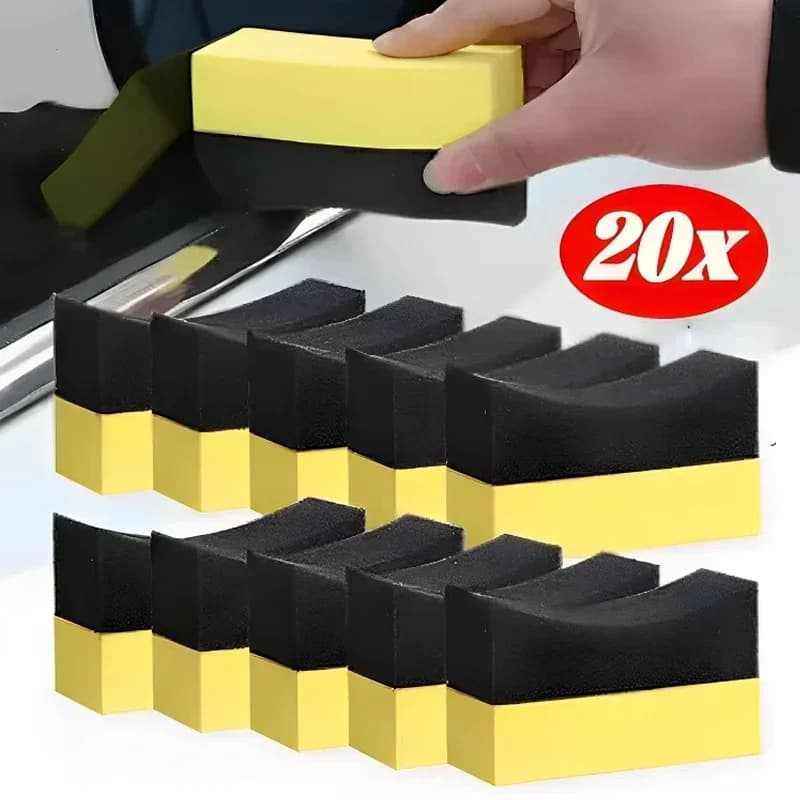Nuovo 2-41 pezzi ruota per auto lucidatura ceretta spugna spazzola pulizia pneumatici tergicristallo spugna pad autolavaggio tergicristallo pulizia accessori per lavaggio auto