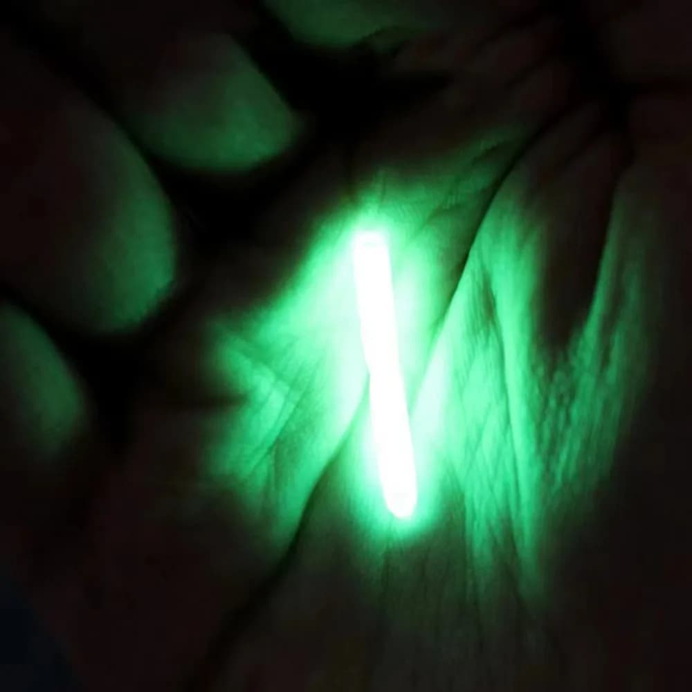 Bastoncino Luminoso Cilindrico a Lunga Durata, Luce Fluorescente per Pesca, Galleggiante Luminoso per Canna da Pesca