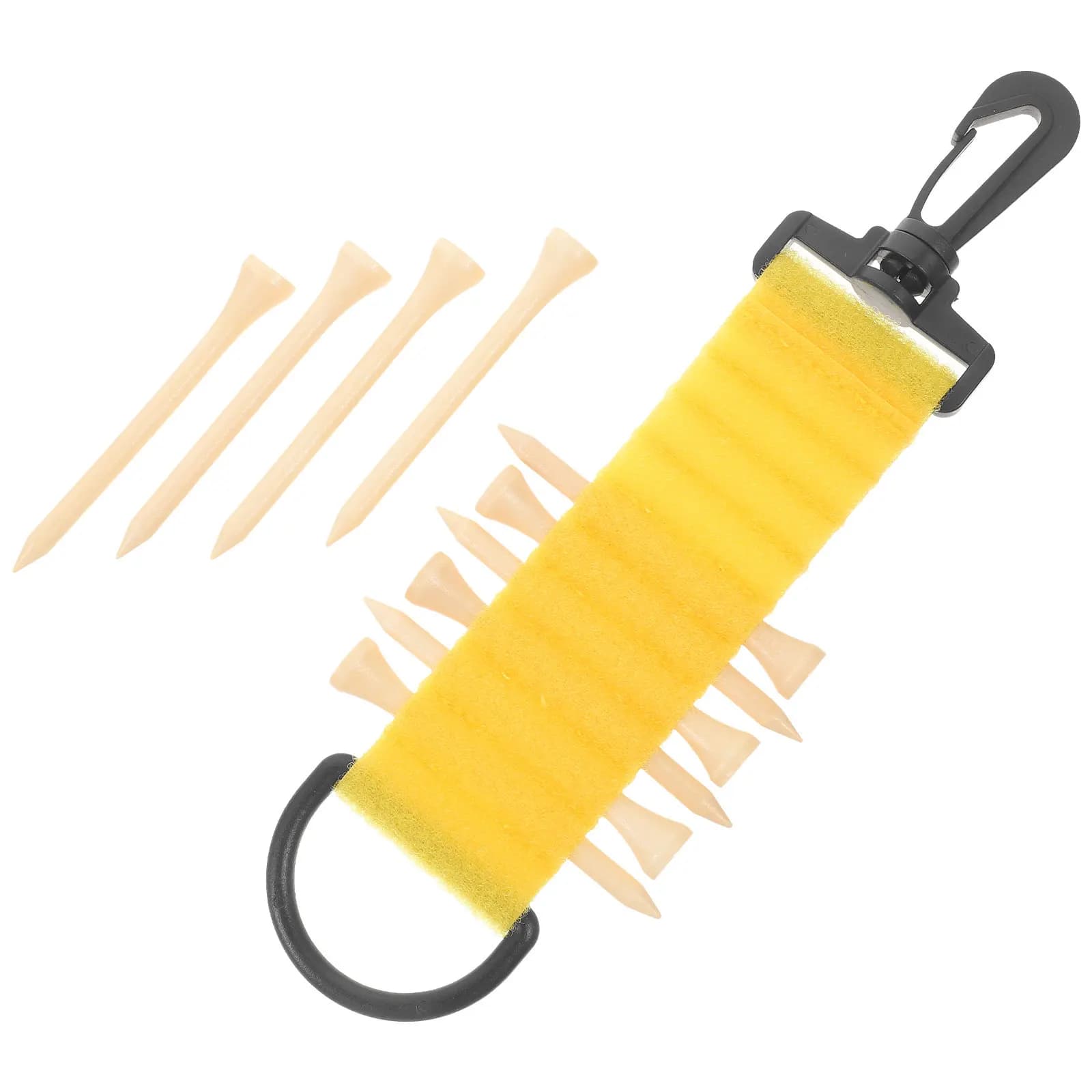 Set di 1 Porta Tee da Golf in Plastica, Contenitore Portatile per Tee da Golf, Leggero Supporto per Tee da Golf