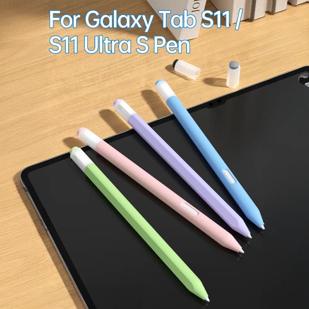 Custodia Protettiva in Silicone per Stilo Tablet, Cover Antiurto Tinta Unita per Samsung Galaxy S11 Ultra S Pen, Custodie S11