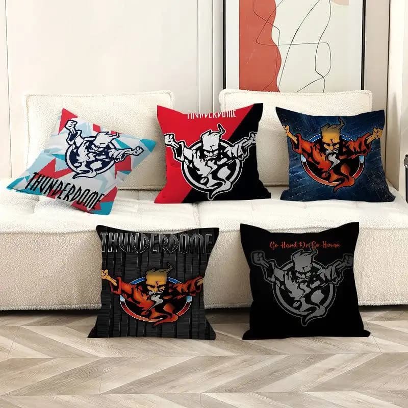 T-Thunderdomes Logo Lucky Dragon pillow cover sofa cushion cover home room decoration children gift