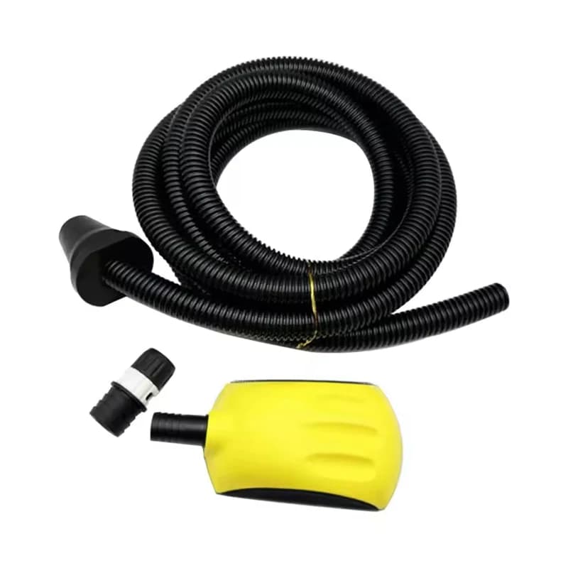 Piastra di supporto per blocco di levigatura da 6 pollici a 32 fori per supporto per dischi abrasivi con gancio e anello Mobili in legno per auto fai da te con tubo da 4 m