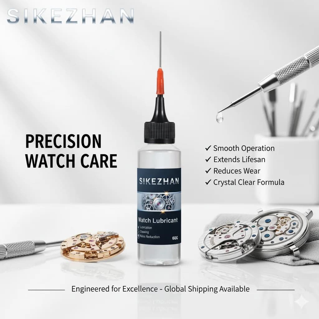 Watch Lubricant Oil – Precision Maintenance Oil for Watch Movements and Gears, Smooth Operation, Anti‑Rust and Noise Reduction