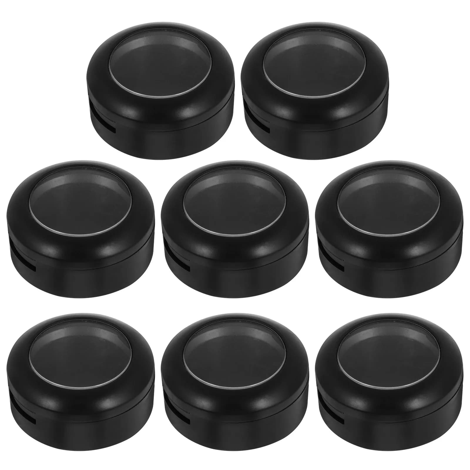 8Pcs Blank Eyeshadow Replacement Box Makeup Empty Plate for Shadow Blush Bronzer Foundation Desktop Display Easy Color