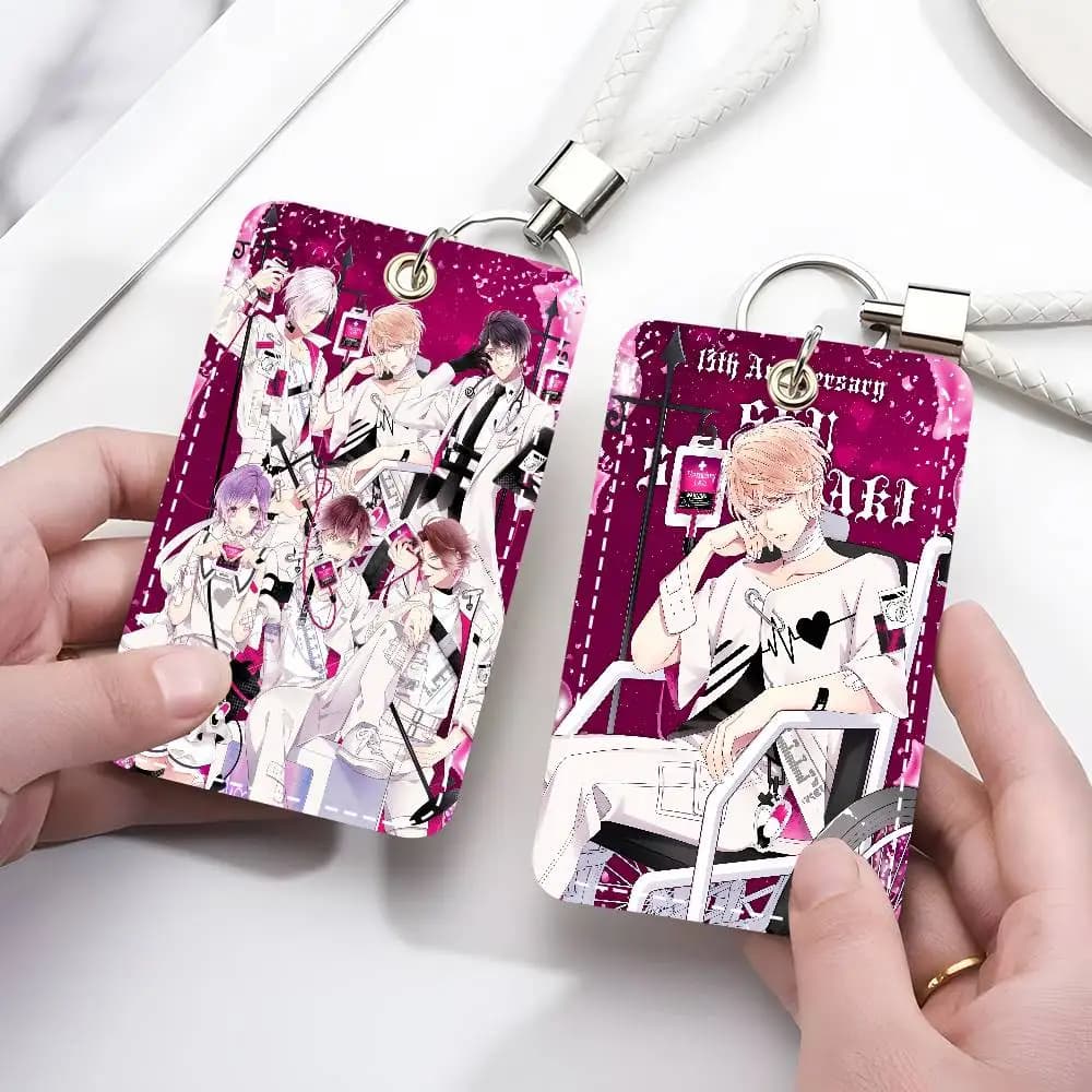 Portacarte in Pelle PU Anime DIABOLIK LOVERS - Edizione Classica Hot - Porta Tessere ID e Tag di Accesso