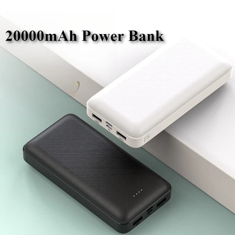 Caricatore portatile Power Bank da 20000 mAh Batteria a ricarica rapida da 5 V 2 A per riscaldamento Gilet Giacca Sciarpa Calzini Guanti