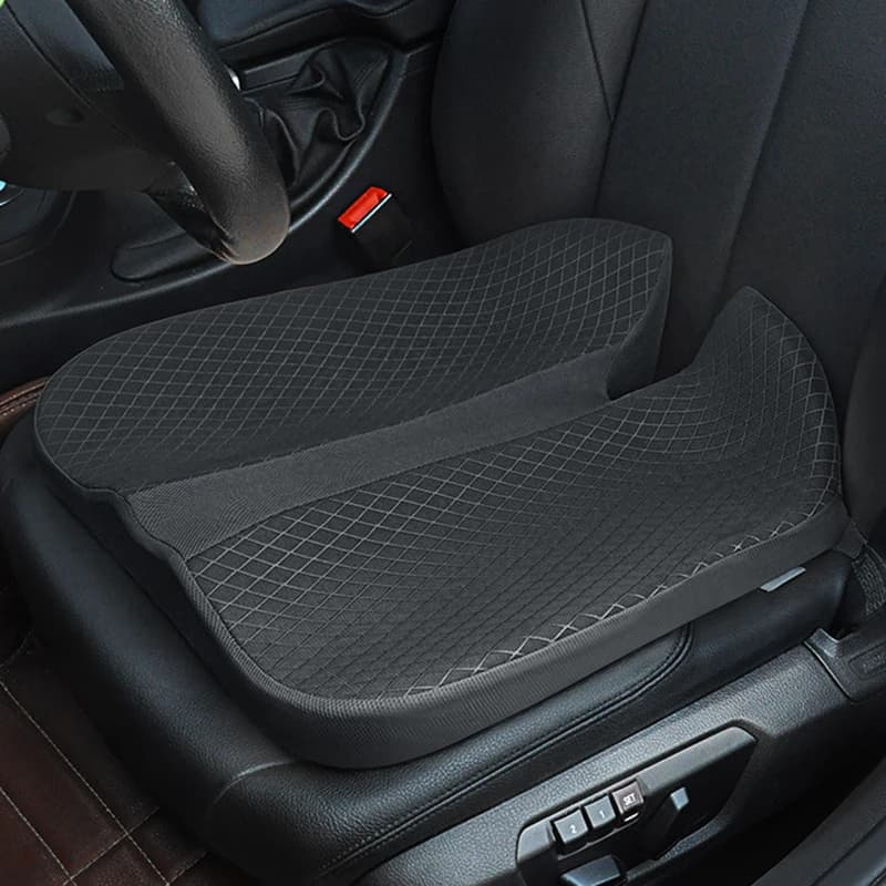 Cuscino del sedile con zeppa fresca estiva per auto e camion tappetino protettivo antiscivolo per conducente tappetino per sedia in Memory Foam per alleviare il dolore all'anca