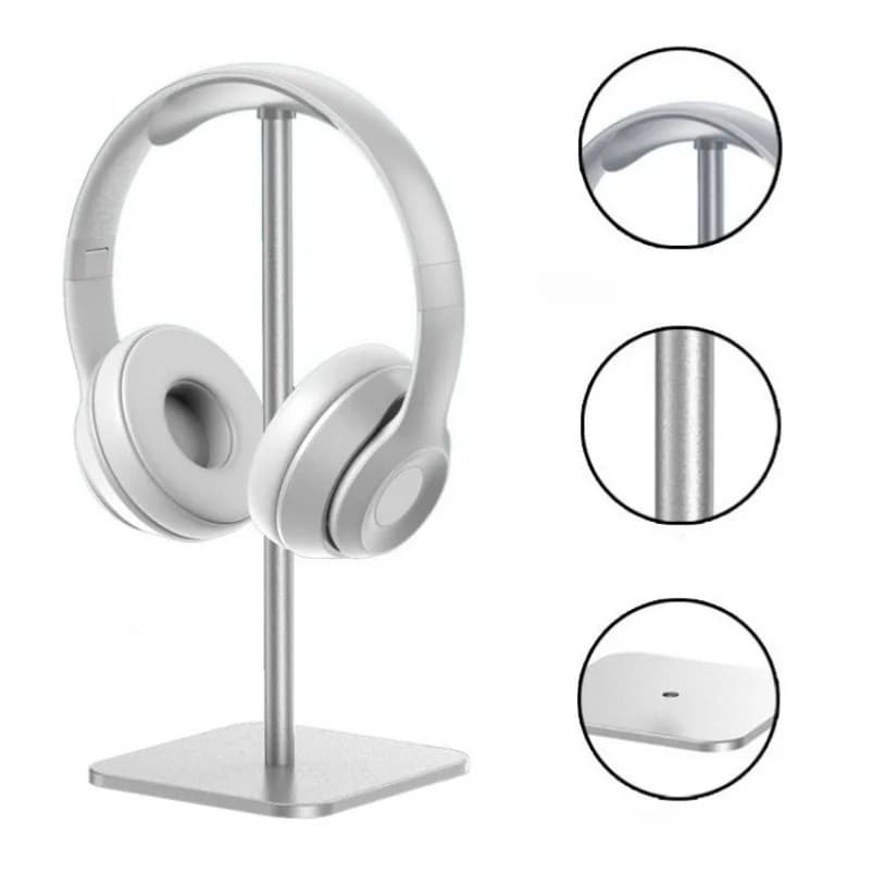 Aluminium Alloy Wireless Earphone Head Mounted Holder Earphone Hanger Can Store for Apple Airpods Max Razer Sony Earphone Stand