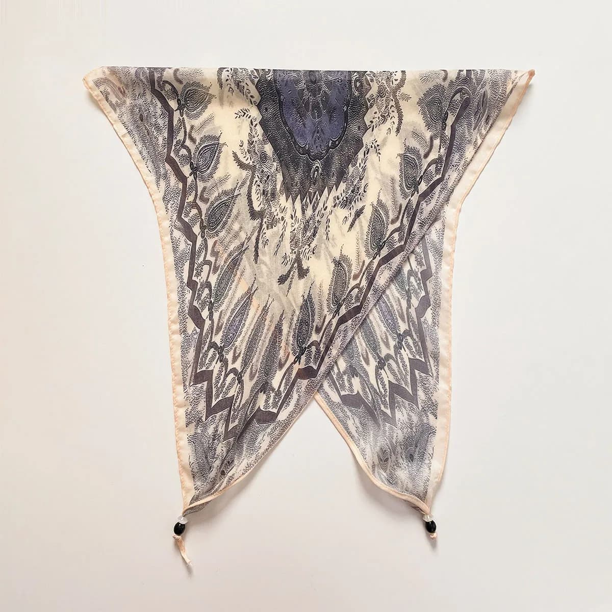 Nuovo Foulard Triangolare Stampato da Donna, Sciarpa in Seta, Foulard da Collo, Fascia per Capelli, Copricapo, Bandana, Hijab, Echarpe, Bufanda