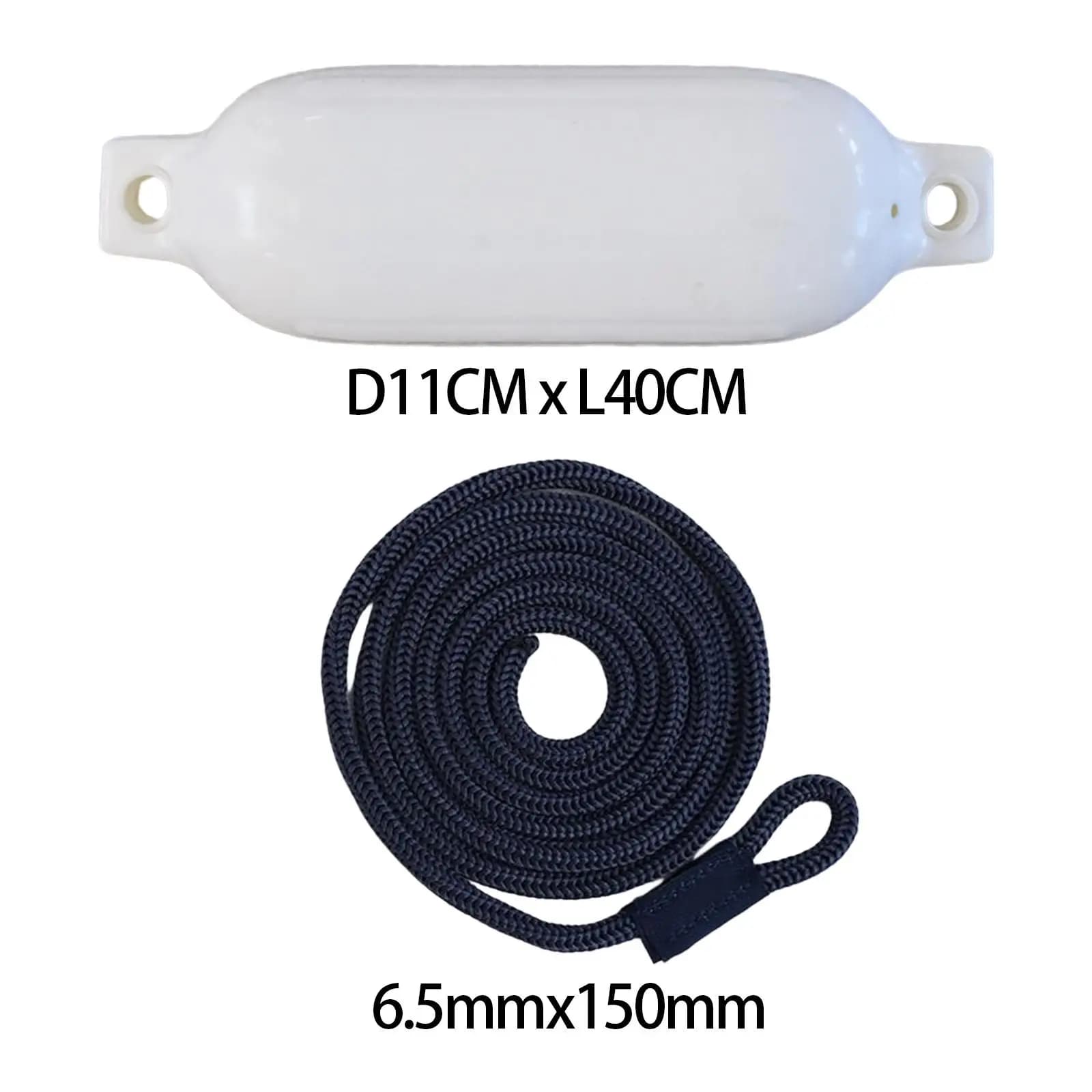 2x Boat Fender Thickened Docking Protection Anti Collision Anchor Buoy Float for Row Boats Small Boat Fishing Yacht Dock