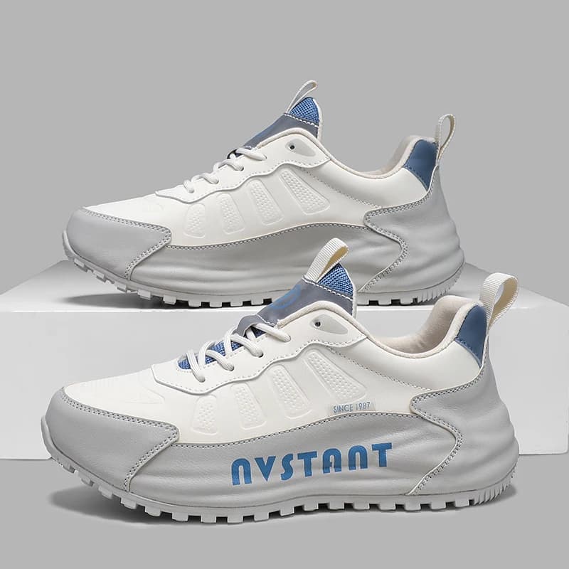 Scarpe Sportive da Uomo alla Moda, Calde Invernali, Impermeabili, Traspiranti, Sneakers Casual a Taglio Basso, Stile Giovanile ed Energetico, con Lacci Profondi