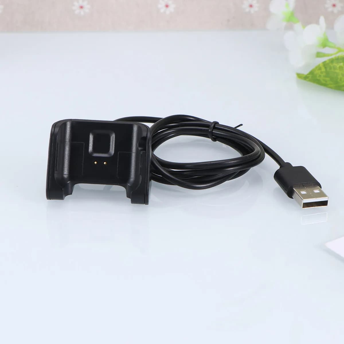 Huami Youth Version Smart Watch Charging Dock Fast Safe USB Magnetic Charger for Compatible Easy Plug Play Black