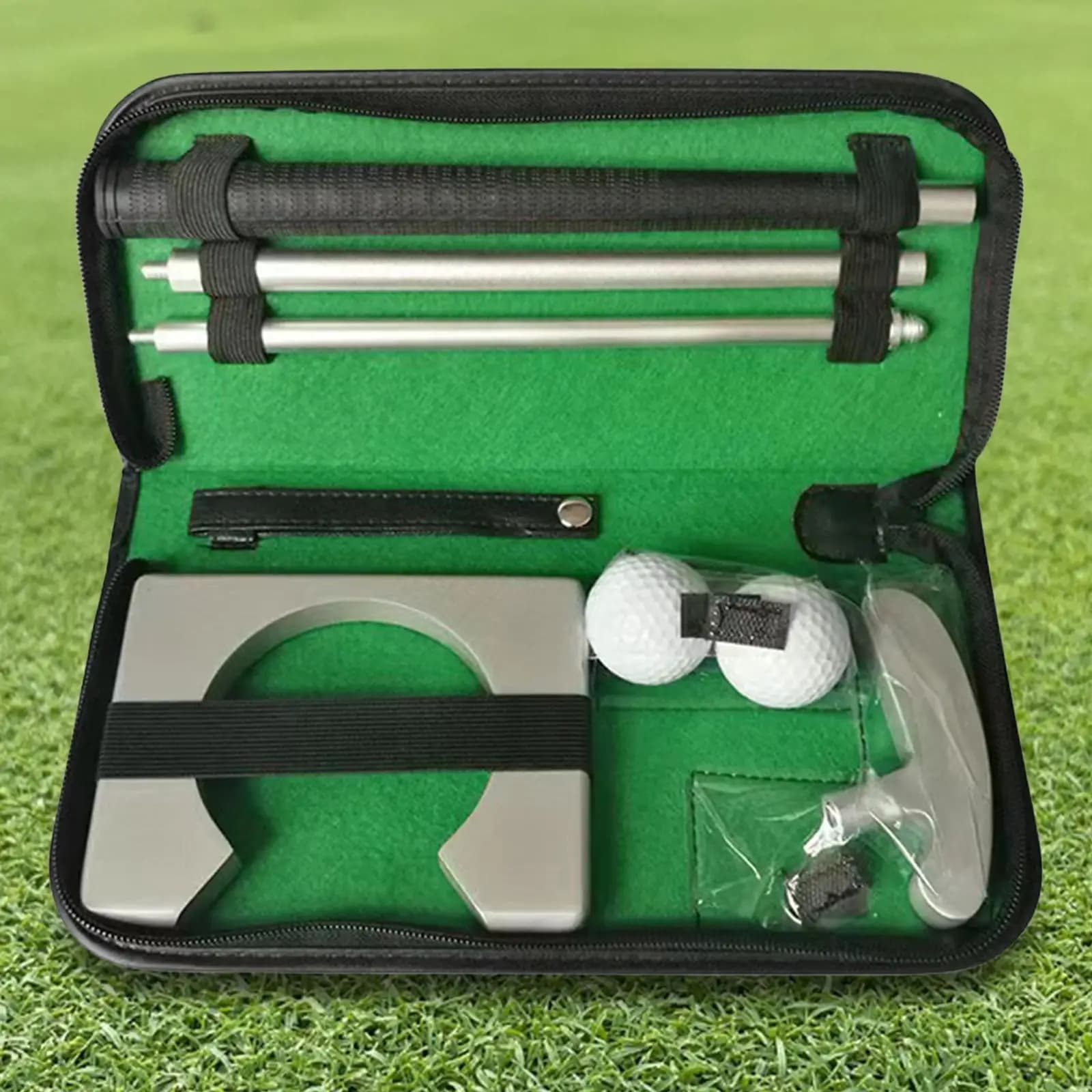 Borsa per set putter da golf Custodia leggera per pallina da golf Custodia in pelle PU