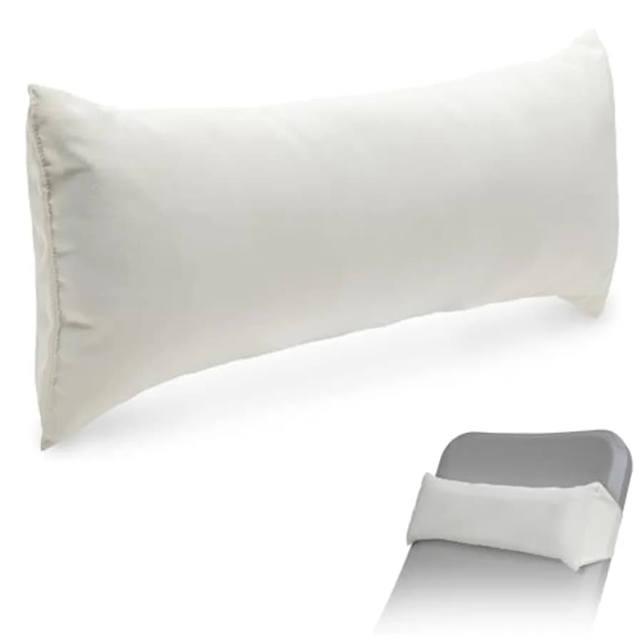 Cuscino per Sdraio da Esterno Moderno Coast con Cinghia - Cuscino Impermeabile per Poggiatesta per Lettini da Piscina e Chaise Longue da Patio