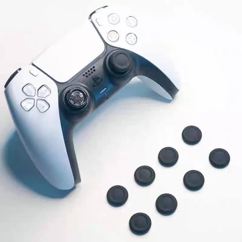 Copri Joystick in Silicone Antiscivolo per Controller PS5 PS4, Kit Accessori Protettivi Sostitutivi