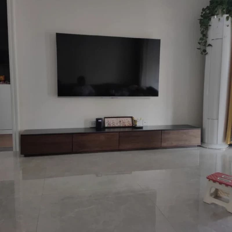 Living Room Locker Tv Stand Furniture For Rooms Tv Table Cabinets Home Simple Modern Solid Wood TV Cabinet Monitor Stand Floor