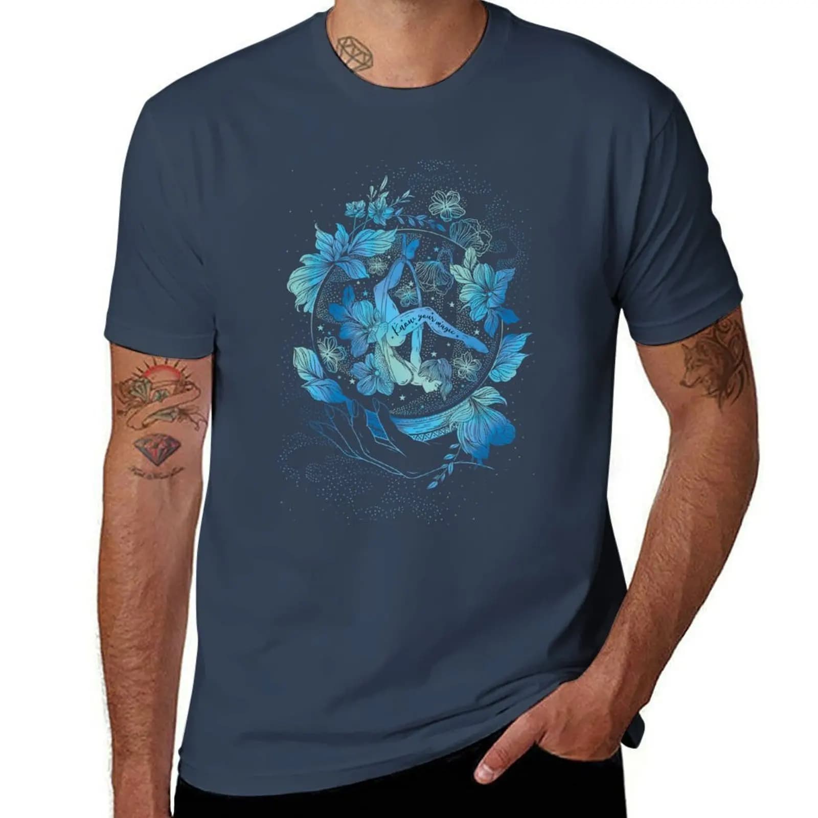 T-shirt sportiva leggera da corsa con design Hoop Ball - Lyra Crystal Know Aerial Magic