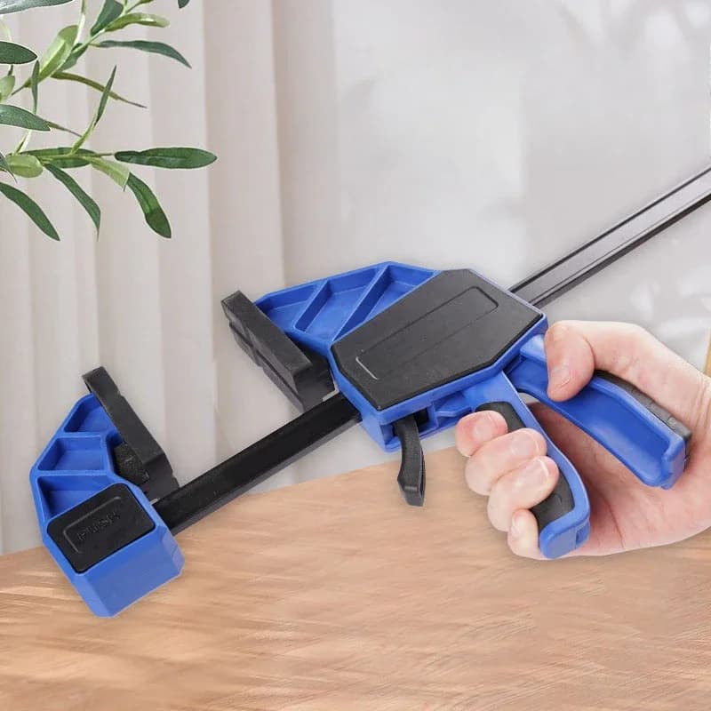 Weighted F Trigger Quick Clamp Woodworking Vigorous Expansion Clamping Appliance Fixing Clamp Plate