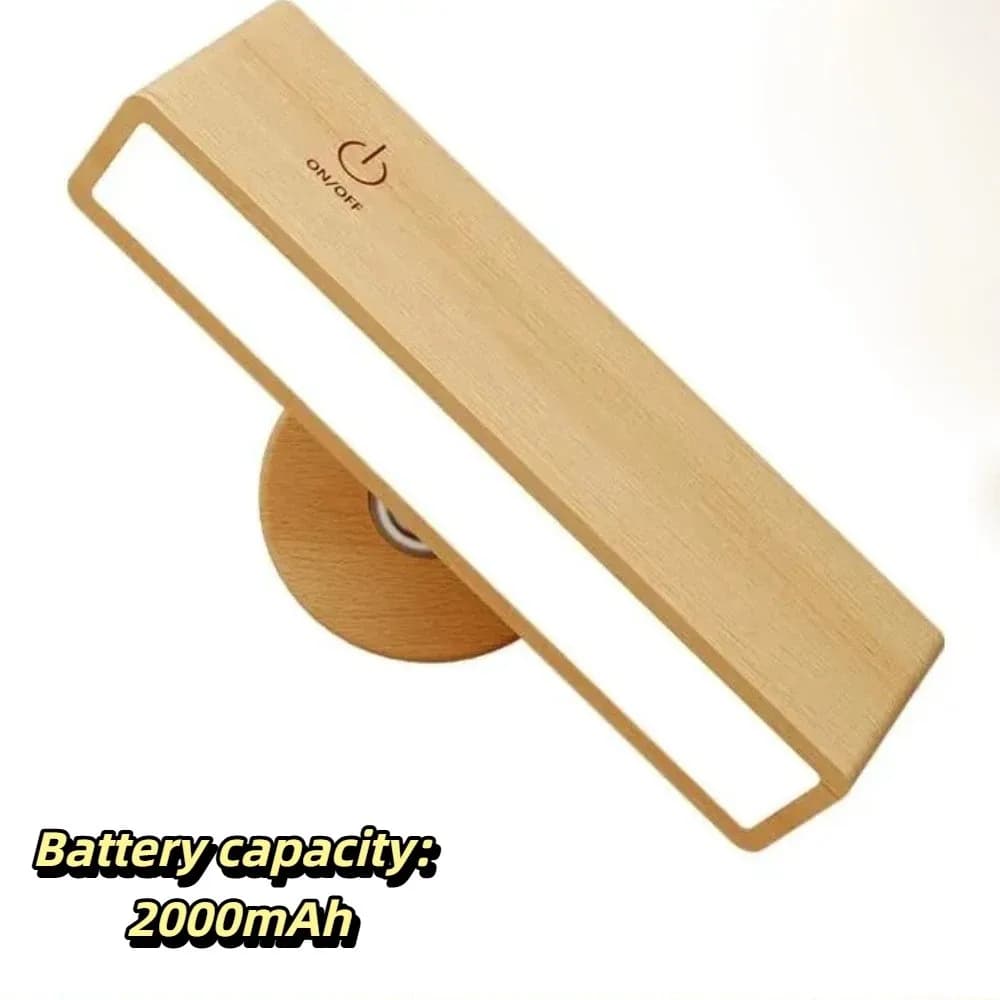 Wooden Material Retro Wooden Table Lamp Soft Light Comfortable Lighting Luxury Ambient Desk Light Decorative Value Elegant Look