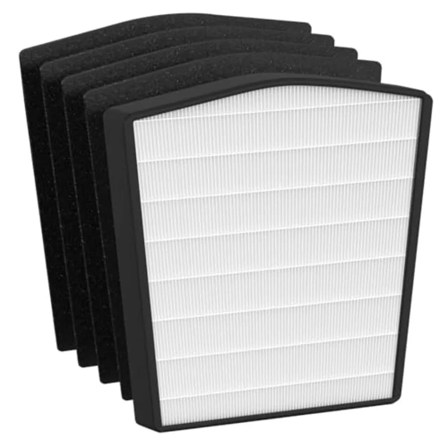 Filtro HEPA di Ricambio Compatibile con Purificatore d'Aria per Tutta la Casa LivePure Bali Serie LP550TH LP550THP