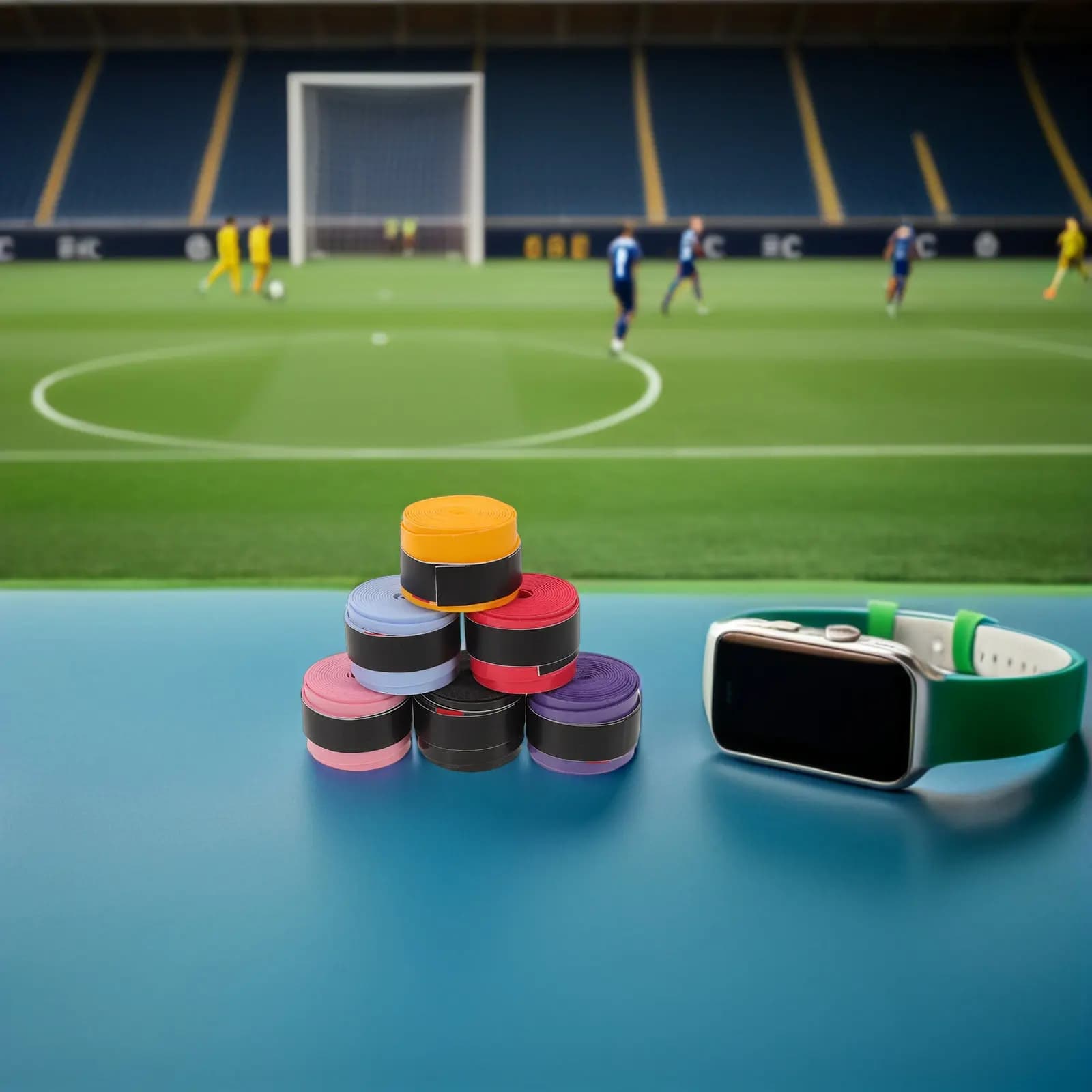 6 Paia di Nastri Overgrip per Racchette da Badminton in PU, Antiscivolo e Assorbenti, per Tennis e Badminton