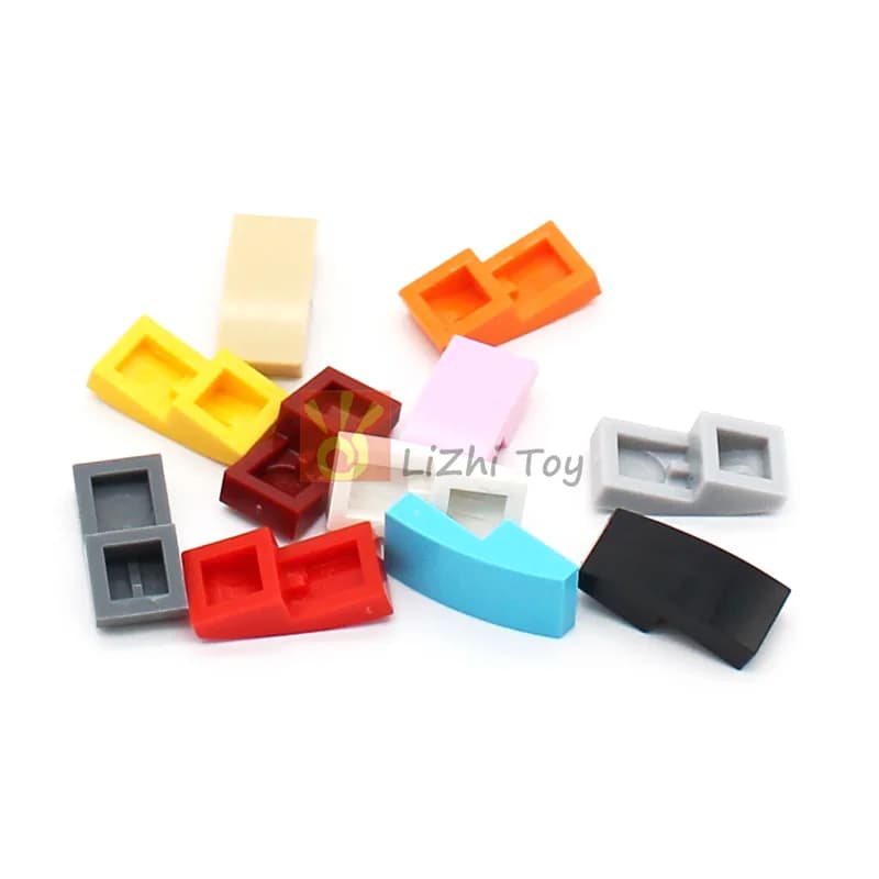 100pcs Build MOC compatibile 67128 assemblano particelle 11477 pendenza curva 2 x1x 2/3 Building Blocks giocattoli educativi fai da te