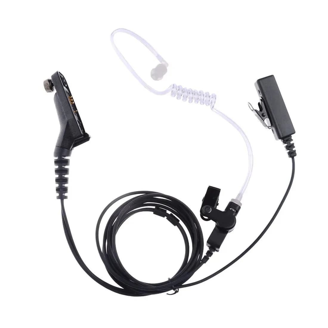 Nuova Polizia Tubo D'aria Auricolare Microfono PTT Auricolare Per Motorola Radio A Due Vie Walkie Talkie DP4400 DP4401 DP4600 DP4800 DP4801