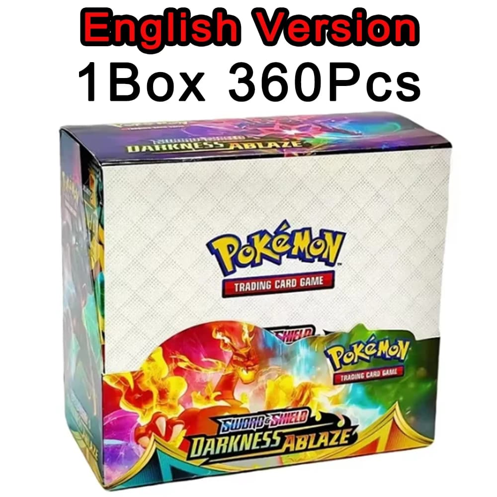 360Pcs EnglishPokémonCards SunMoon Destined PSrismatic Evolutions Scarlet Violet 151 PALDEAN Booster Battle Transaction Card