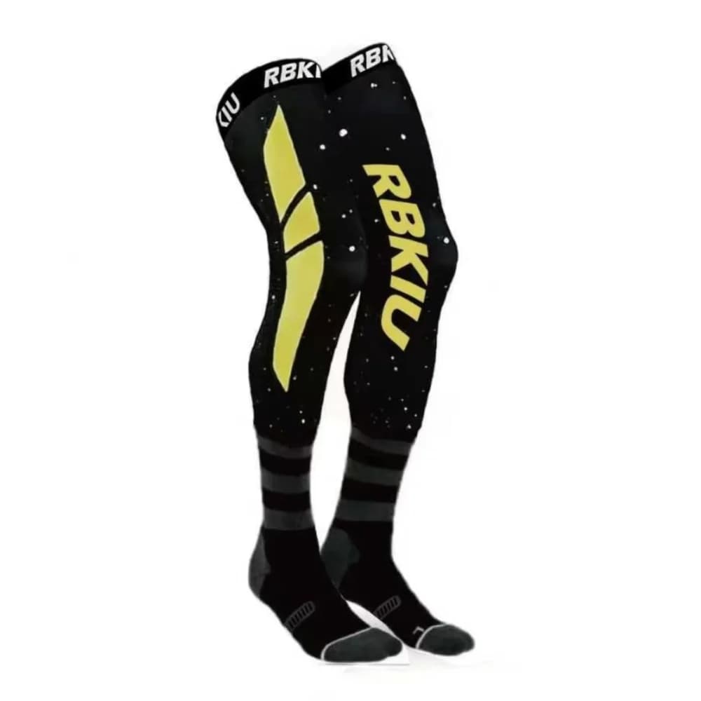 Motorcycle socks, cycling, outdoor sports, knee pads, anti-slip, suitable for both men and women
