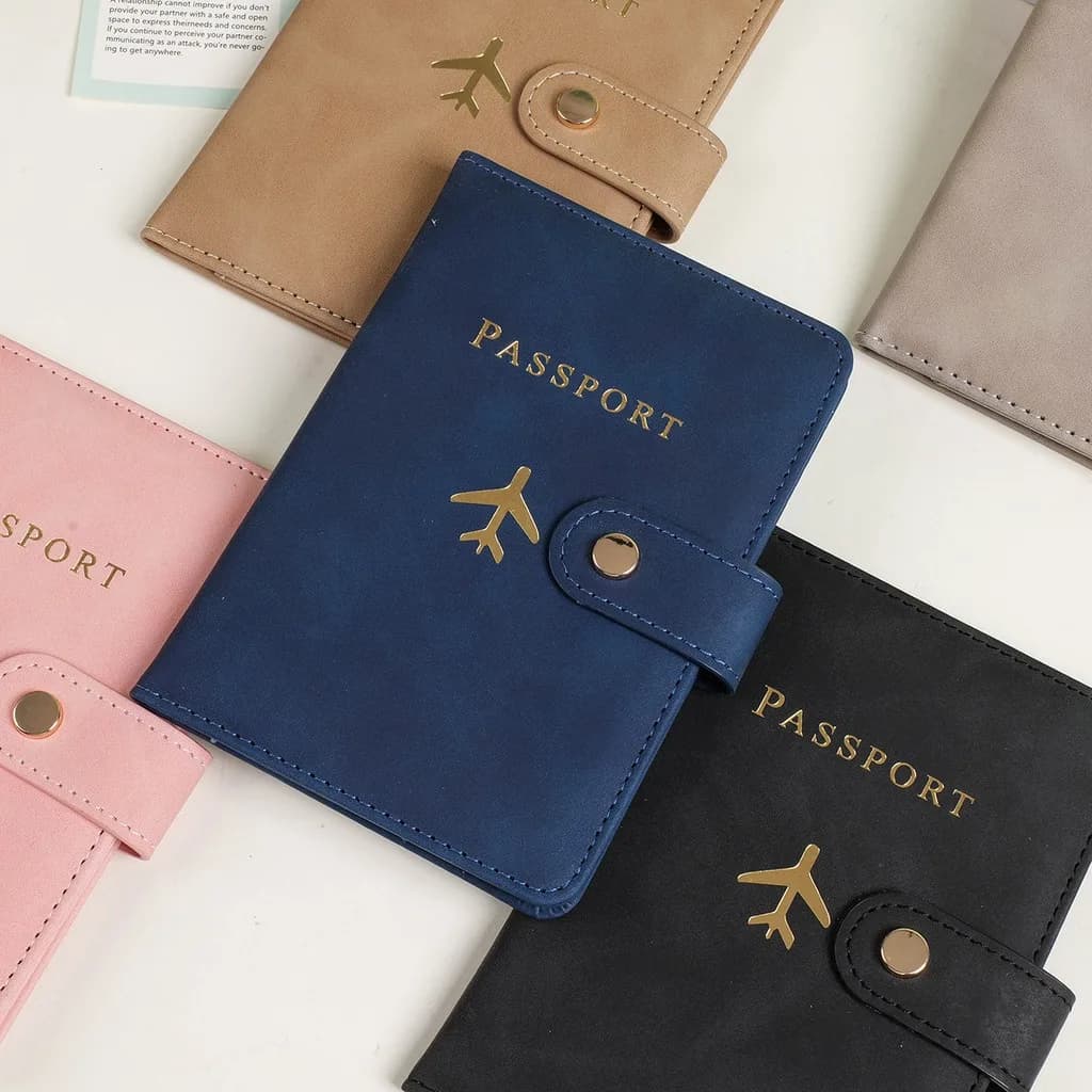 Passport Holder Multi Card Slot Passport Cover Rfid Blocking Passport Holder Rfid Blocking For International Travel Bank Card
