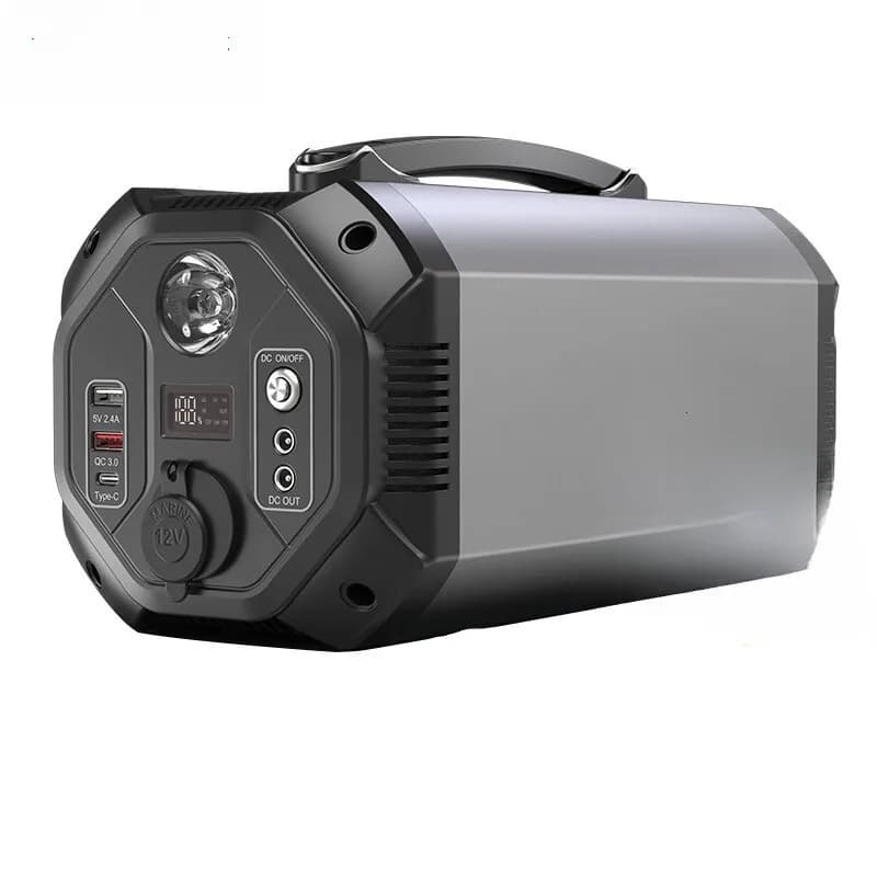 Stazione di energia solare portatile con batteria al litio da 500 watt, caricatore solare, centrale elettrica a onda sinusoidale pura