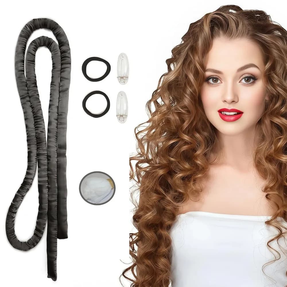 Hair band curling hair without heat, updated, extra 60 inches long, soft, for curls without heat, to sleep