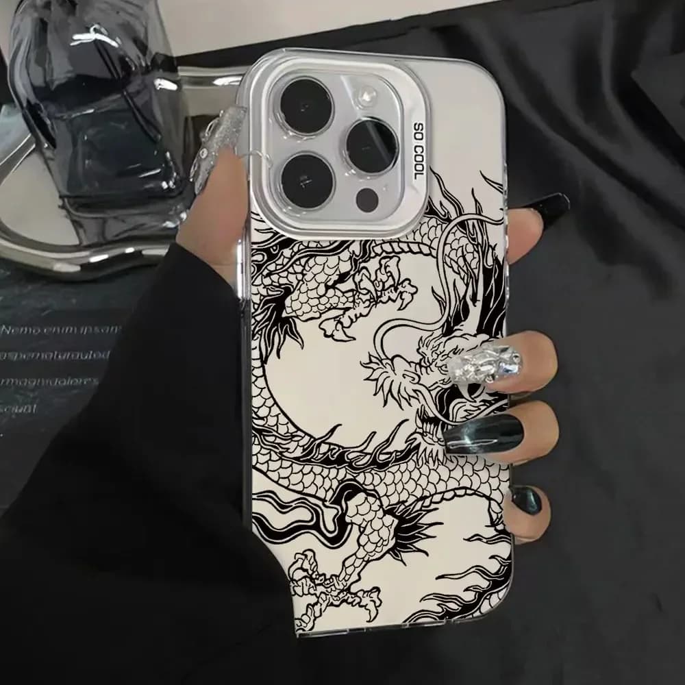 Custodia drago di lusso per Tecno Camon 30 4G 5G Camon 20 20 Pro 4G 20S Pro 5G Pop 7 8 7Pro custodia antiurto per Itel P55 4G Cover