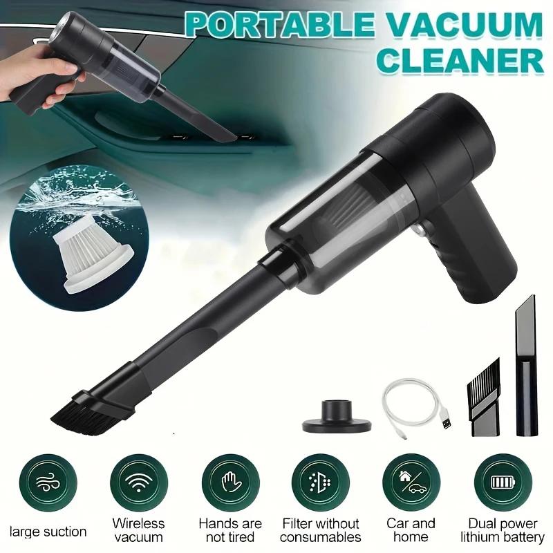 Car vacuum cleaner, small portable portable mini vacuum cleaner, multifunctional, suitable for various scenarios within the car