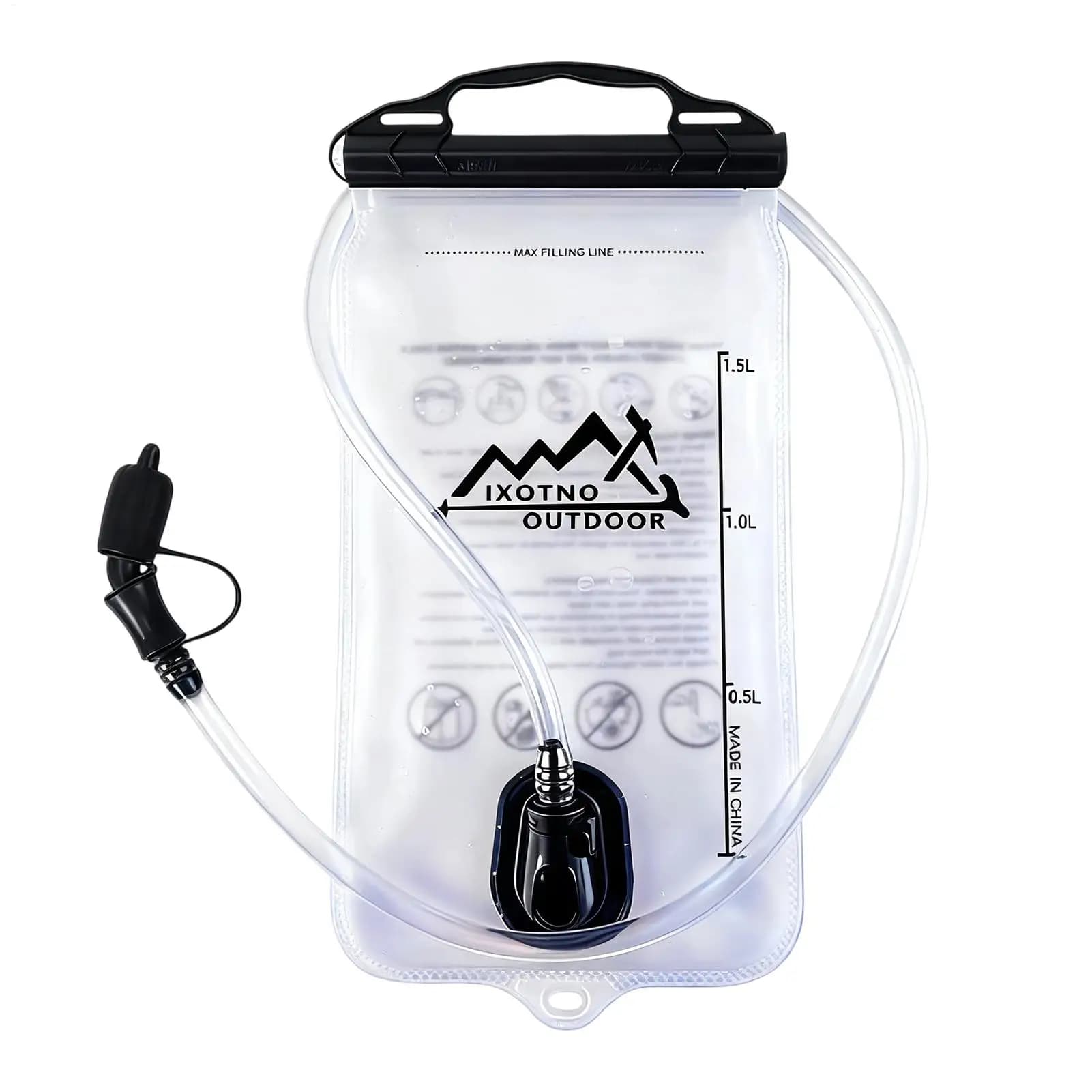1.5L hiking backpack with water bag Waterproof, Hydrating bottle, Water bottle for Cycling and Sport