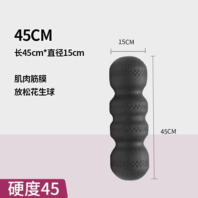 EPP Foam Peanut Yoga Roller One-piece Solid Muscle Relaxation Spine Fascia Chiropractic Massage Stick