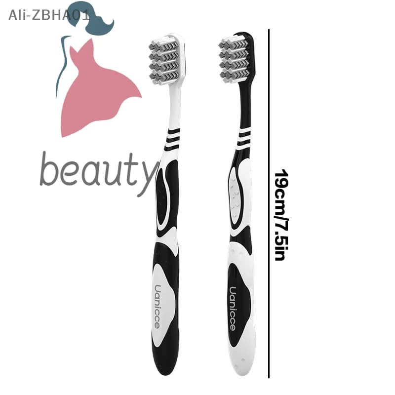2 pieces for adults, excellent cleaning effect, teeth whitening, cleansing of the whole mouth, toothbrush with soft and ultra fine bristles