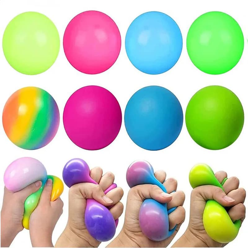 Slowly rising pressure ball adult plush toy dough wet ball soft sensory cooling product