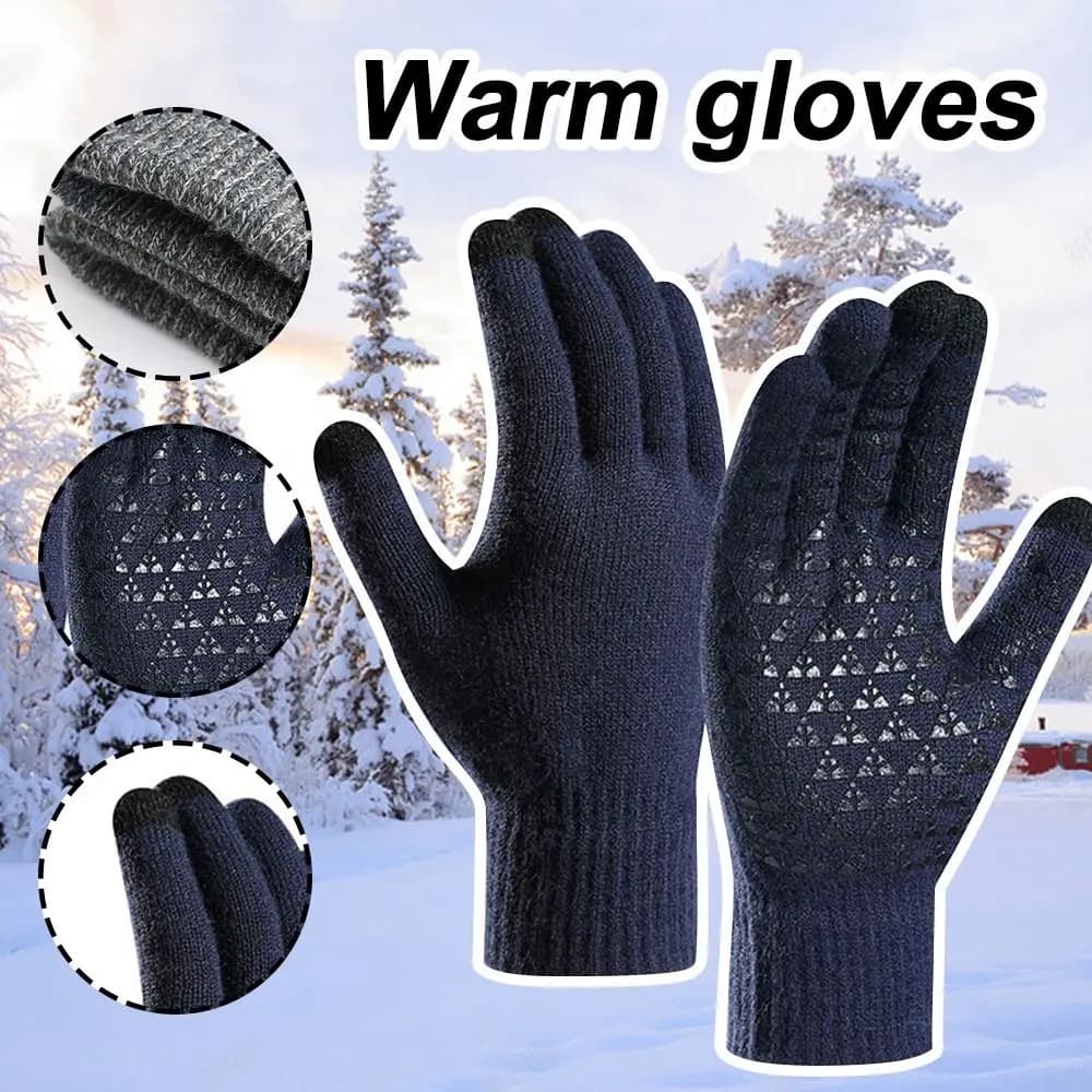 Guanti invernali antiscivolo per guida al sacco, accessori per ciclismo all'aperto, mantengono caldi guanti touchscreen da donna