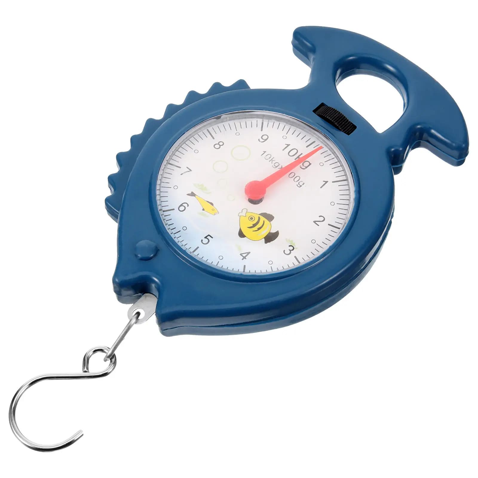 Bilancia a Molla Portatile da 10Kg a Forma di Pesce, Bilancia Compatta e Leggera per Misurare il Peso dei Bagagli in Viaggio, Uso Domestico e in Cucina