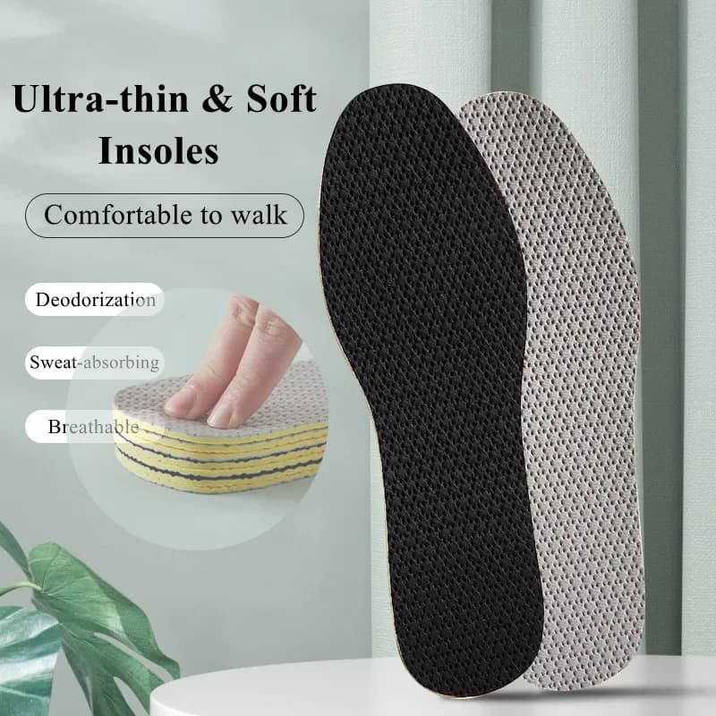 Deodorante traspirante Soletta sportiva da corsa per piedi Solette in memory foam per scarpe Modello antiscivolo Suola morbida e confortevole per scarpe