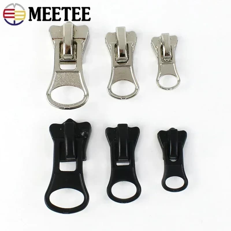 5/10/20 pezzi 3 # 5 # 8 # 10 # Cursori per cerniere in resina Borsa Indumento Bagagli Zip Estrattore Testa Kit di riparazione Accessori per cucire fai-da-te