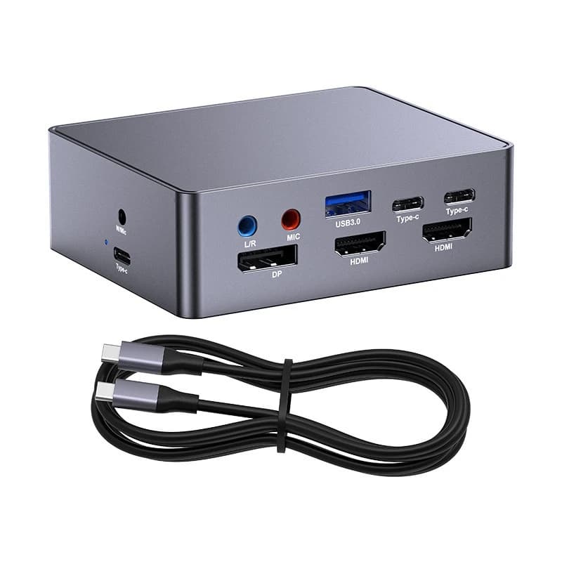 Docking station 16 in 1 multi-interfaccia intelligente