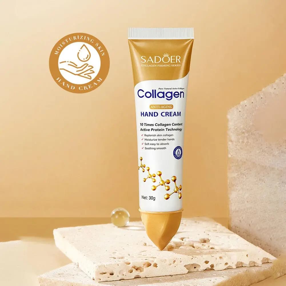 SADOER Hand Cream Collagen Hands Skin Friming Skin Care Hydrating Skin Shaking Creams for Moisturizing Hands Skin Care Products