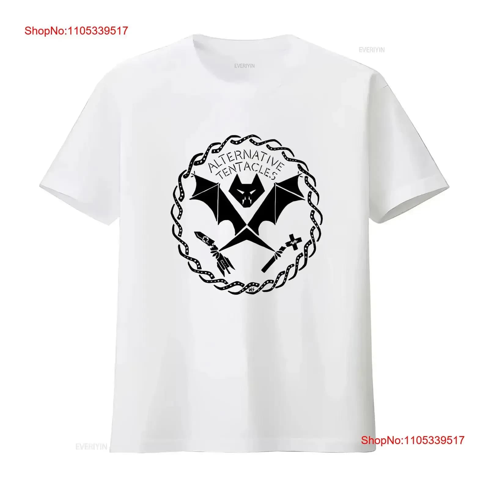 Maglietta Alternative Tentacles Music Punk Rock Dead Kennedys Husker Du Amebix 184 vintage Washed con grafica di design