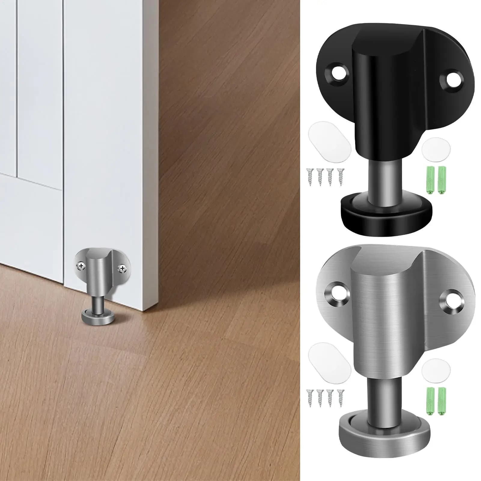 Fermaporta Fermaporta magnetico Fermaporta pesante Fermaporta Cuneo senza trapano per piastrelle Pavimento in legno di cemento Soggiorno Cucina Hotel